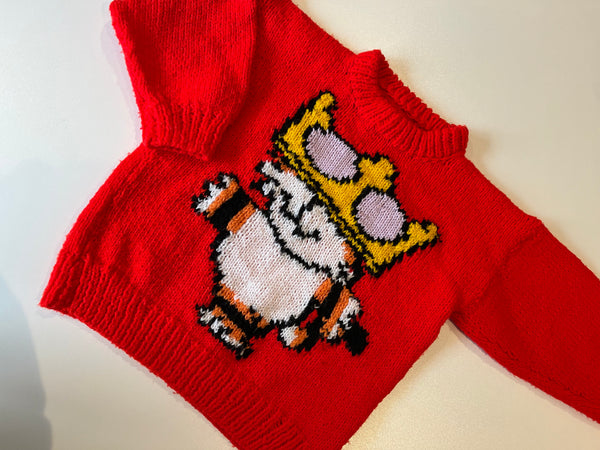 Vintage Hand knit fits 1-2y