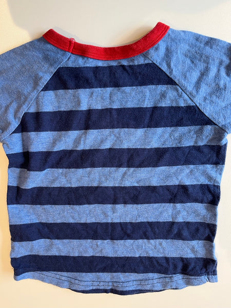 Mini Boden striped top 3-4y (labelled 4-5y but small)