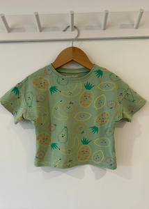 John Lewis Fruit Print Green T Shirt (9-12M)