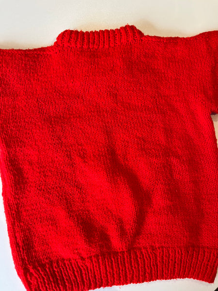 Vintage Hand knit fits 1-2y