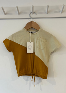 Ex-stock Sproet & Sprout Colour Block Drawstring Hem T-shirt (9-12M)