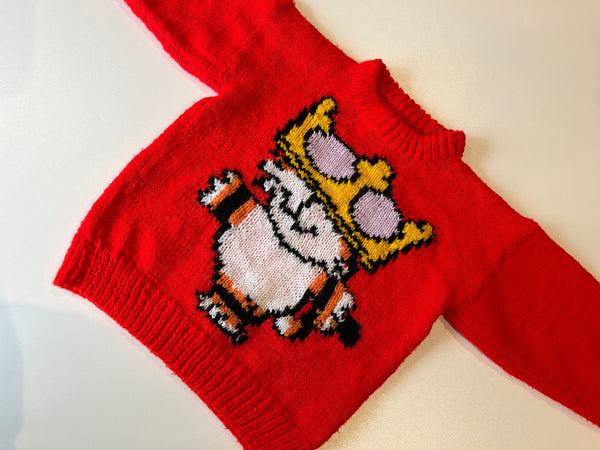 Vintage Hand knit fits 1-2y