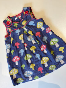 Mini Boden toadstool dress 12-18m