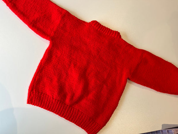 Vintage Hand knit fits 1-2y