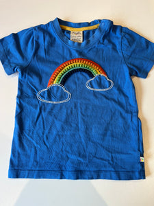 Frugi rainbow t-shirt 18-24m