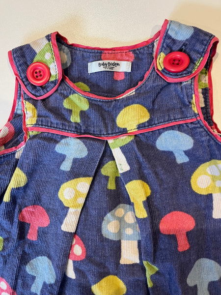 Mini Boden toadstool dress 12-18m