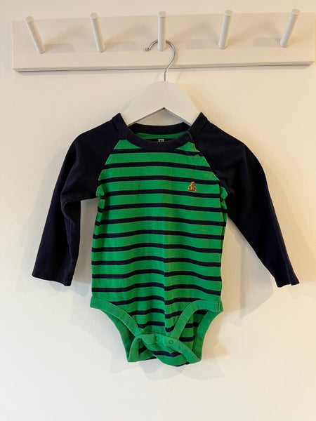 Gap striped bodysuit (12-18m) *sizing 9-12m*