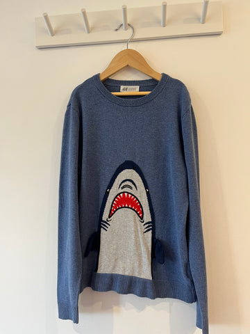 H&M shark jumper (8-10y)