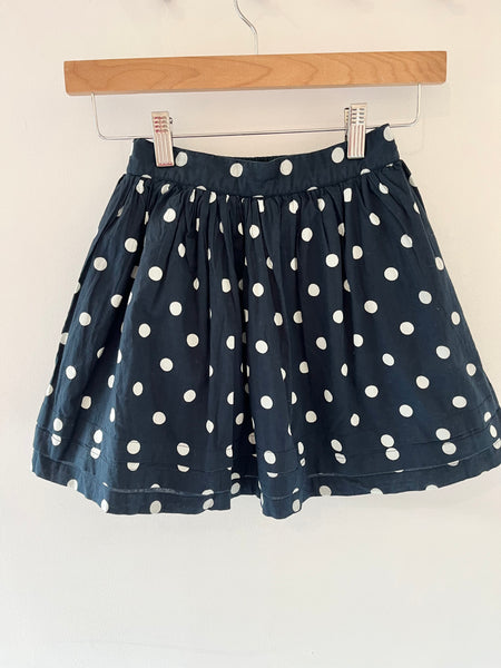 The Little White Company Navy spot (5-6y)