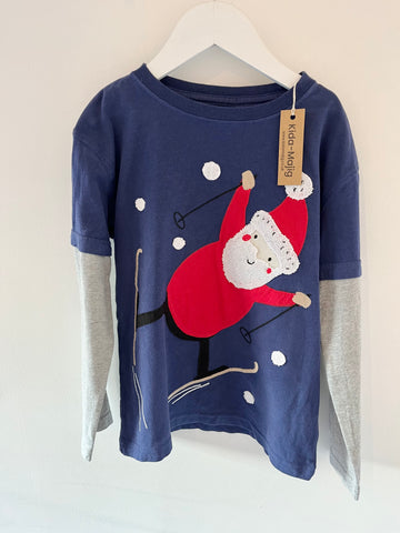 John Lewis Santa top (7-8y)