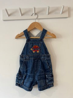 Baby Gap Tortoise Denim Dungarees (3-6M)