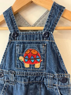 Baby Gap Tortoise Denim Dungarees (3-6M)