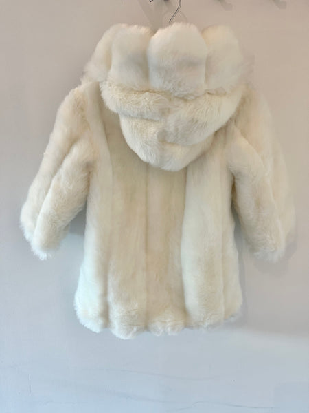 Mamas & Papas Faux fur coat (12-18m) Quite generous