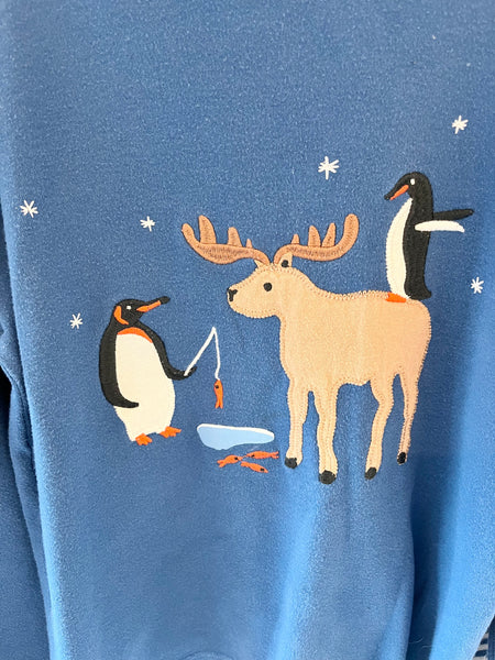 John Lewis fishing penguin Pjs (8-9y)