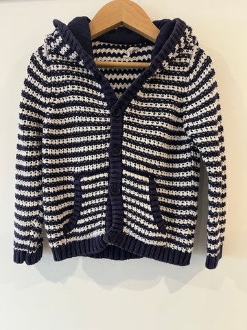 John Lewis striped hoody (2-3Y)