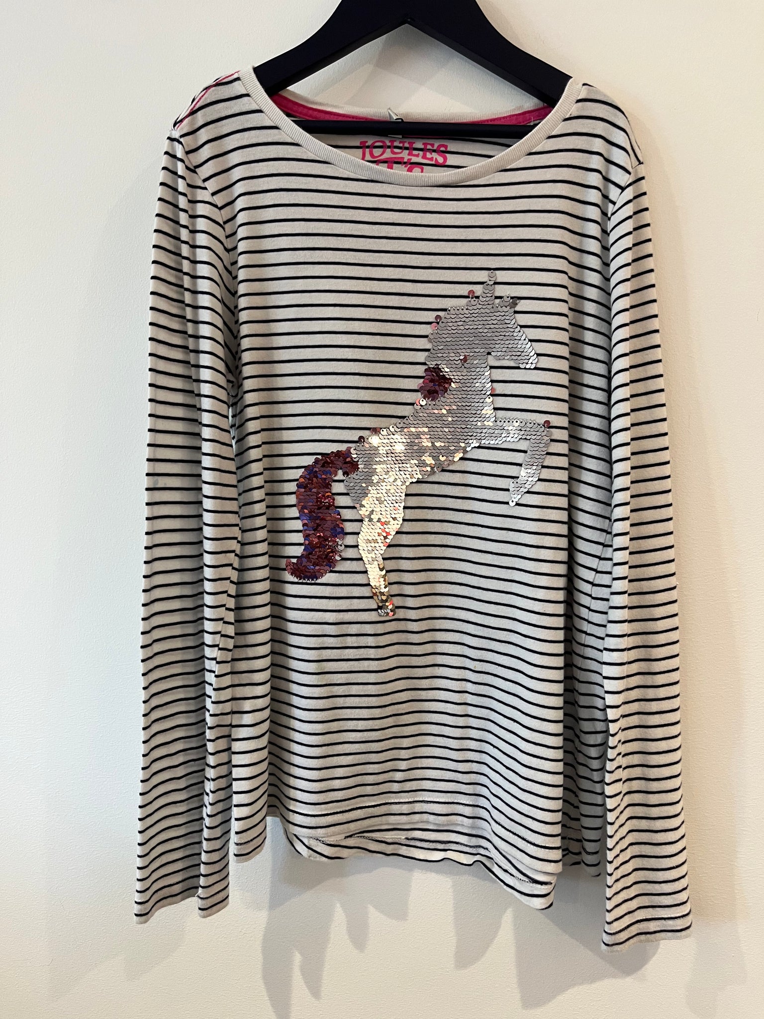 Joules Unicorn top (11-12y)