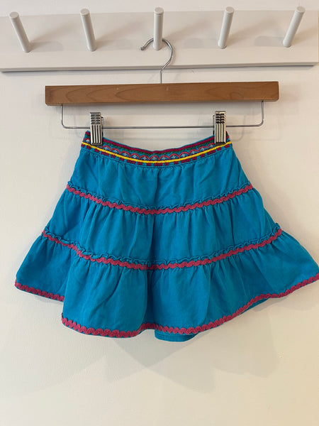 M&S adjustable waist ric rac skirt (2-3y)