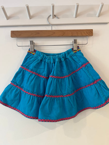 M&S adjustable waist ric rac skirt (2-3y)