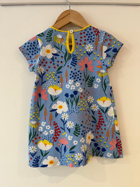 Maine textured floral short dress 2-3Y