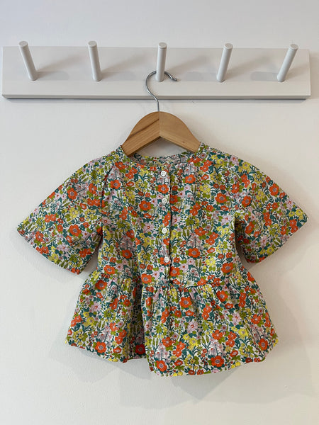 Next floral top (9-12M)