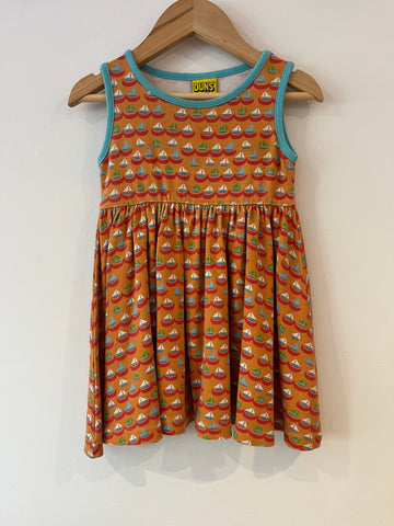 Duns sail boat dress (86/12-18m)