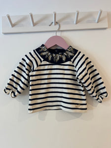 Petit Bateau cotton sweatshirt (6-12m)