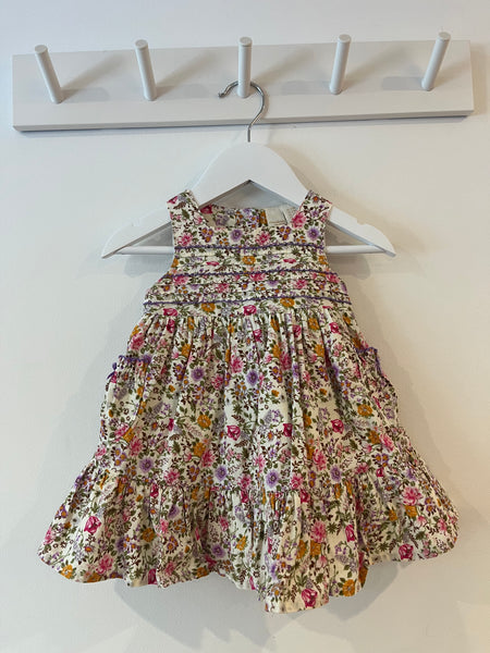 Strawberry Faire floral dress (3-6m)