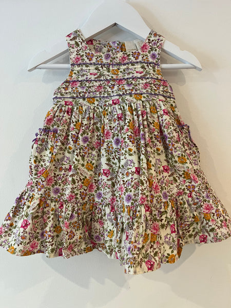 Strawberry Faire floral dress (3-6m)