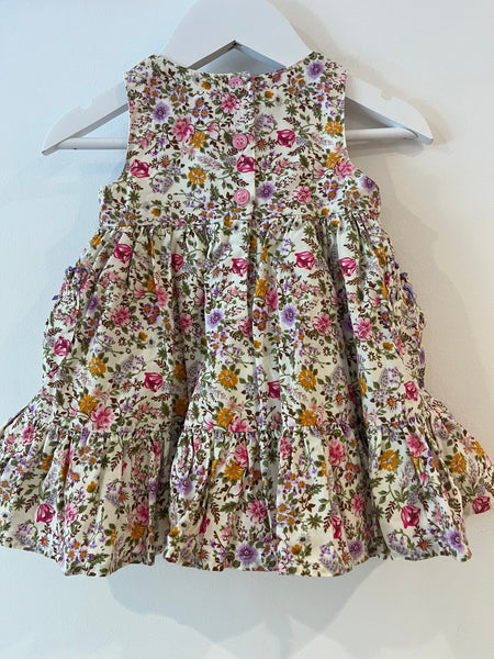 Strawberry Faire floral dress (3-6m)