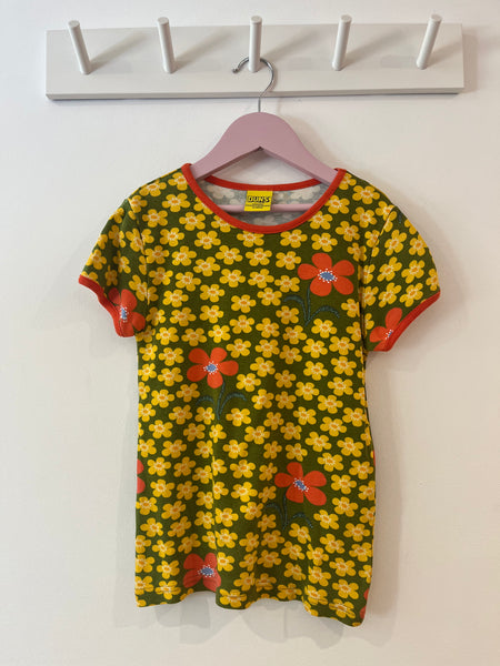 Duns bright flowers t-shirt (7-8y)