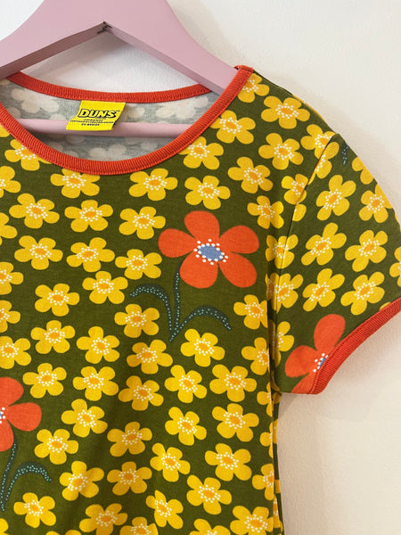 Duns bright flowers t-shirt (7-8y)