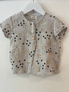 Baby Beans Muslin top (9-12m)