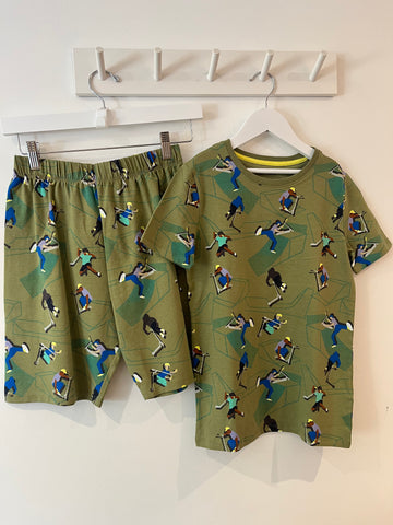 BNWOT M&S khaki coloured Summer PJs (10-11y)