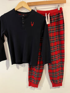 Next tartan Christmas PJs (9-10y)