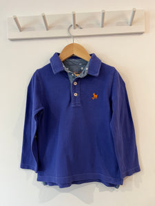 Mini Boden long sleeved polo shirt (3-4y)