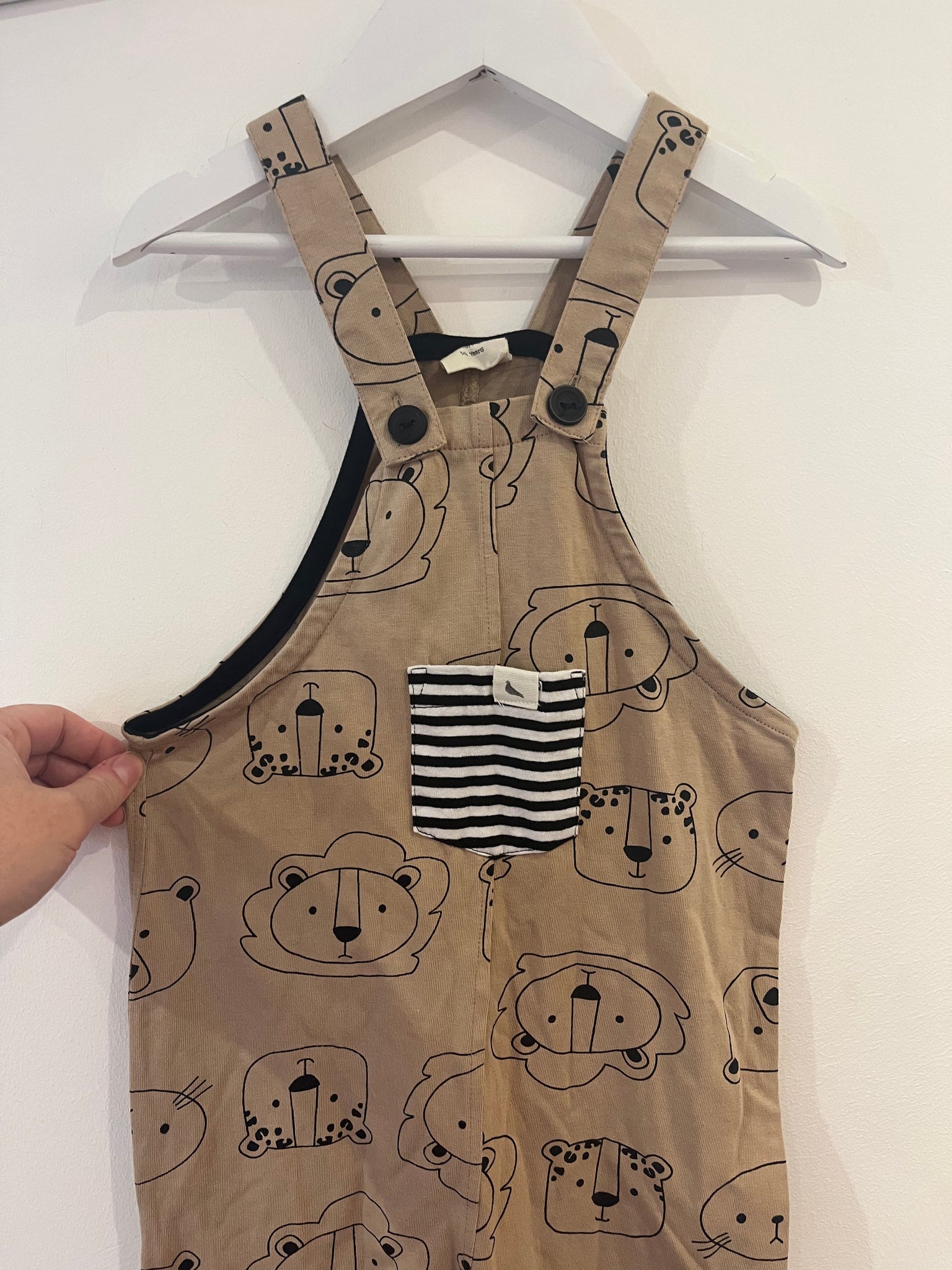 Turtledove Lion dungarees (3-4Y)