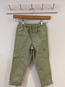 John Lewis green chinos (3-4Y)