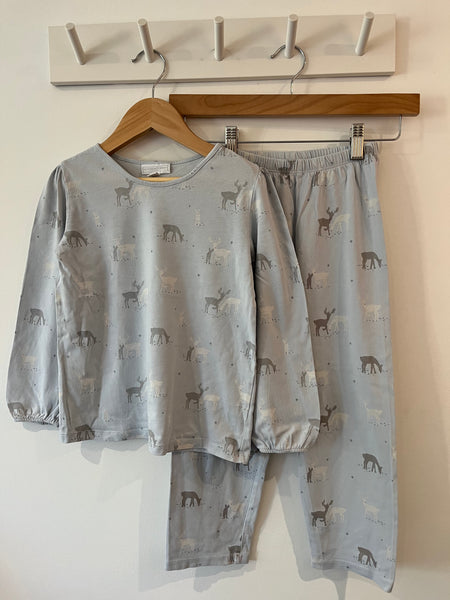 The Little White Company reindeer PJs (5-6y) *generous*