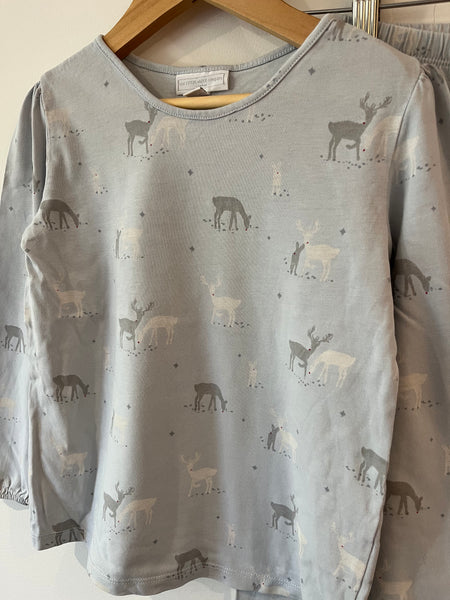 The Little White Company reindeer PJs (5-6y) *generous*