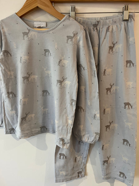 The Little White Company reindeer PJs (5-6y) *generous*