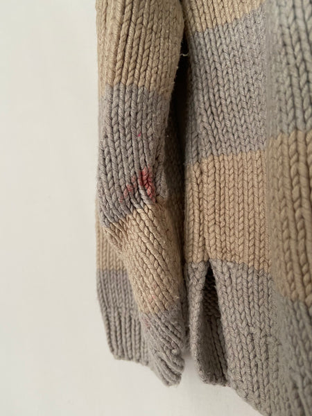 soft Neutral stripey jumper (approx. 3y)